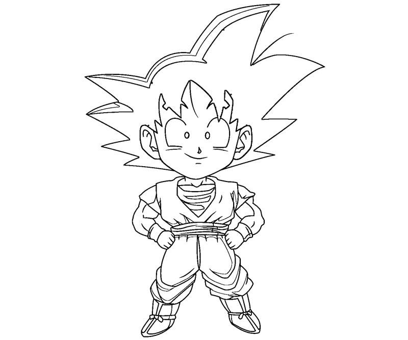 Goku 7 Coloring | Crafty Teenager
