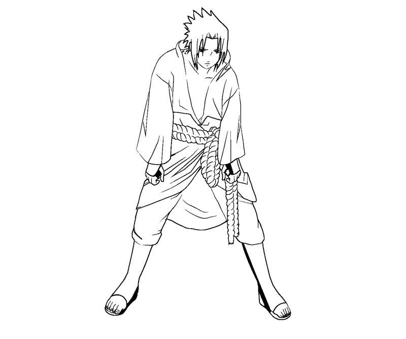 desenhos sasuke para colorir - Clip Art Library