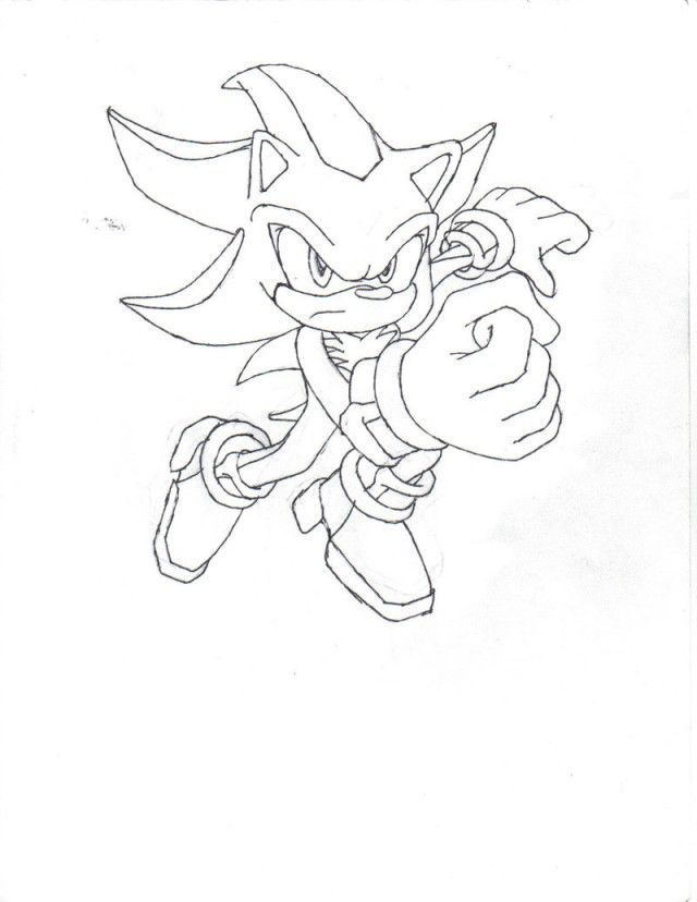 Silver Sonic Coloring Pages - Get Coloring Pages