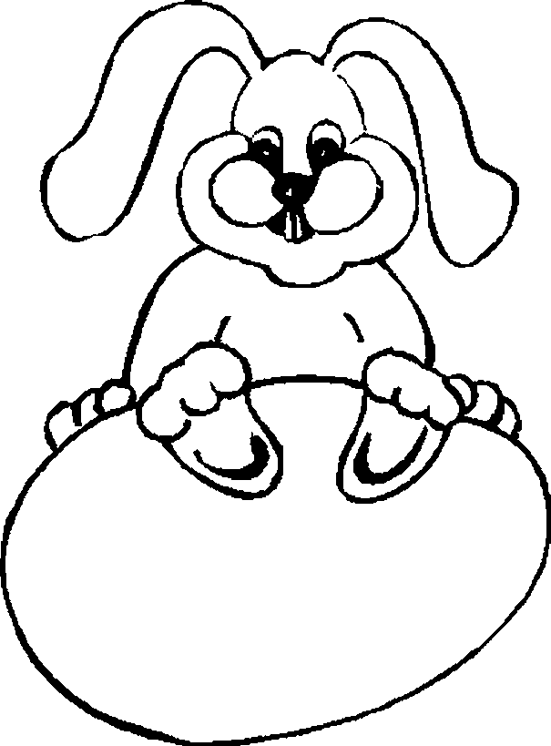 Bunny Outline Printable