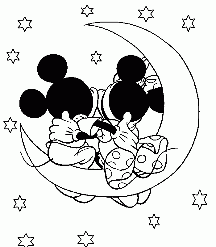 Baby Mickey Mouse Coloring Pages To Print | Free Printable