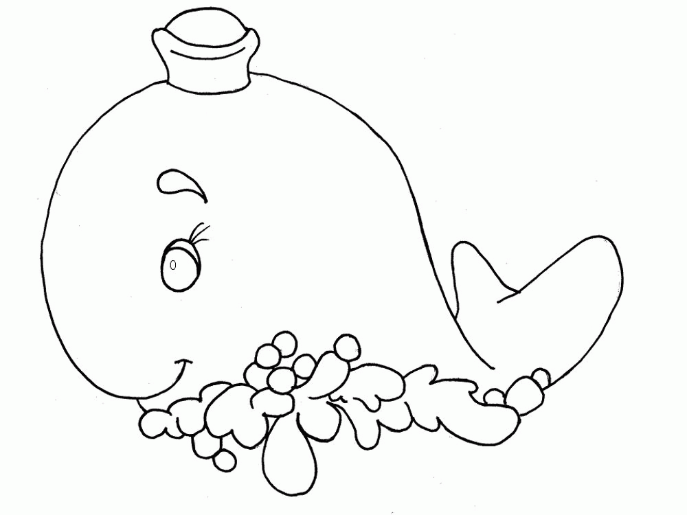 a whale Colouring Pages