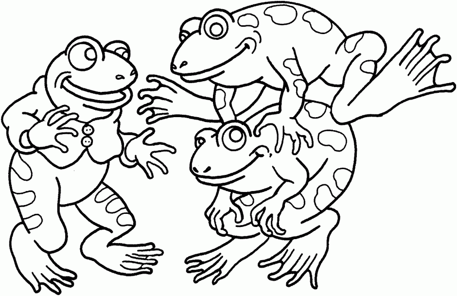 Amphibian Coloring Pages Coloring Book Area Best Source