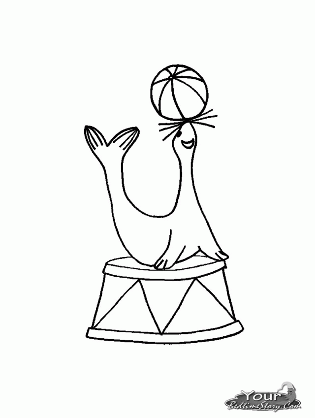 Coloring Pages Seasons Sea Lion Coloring Page