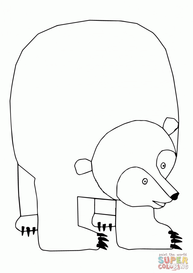 Brown Bear Brown Bear What Do You See Coloring Online Super