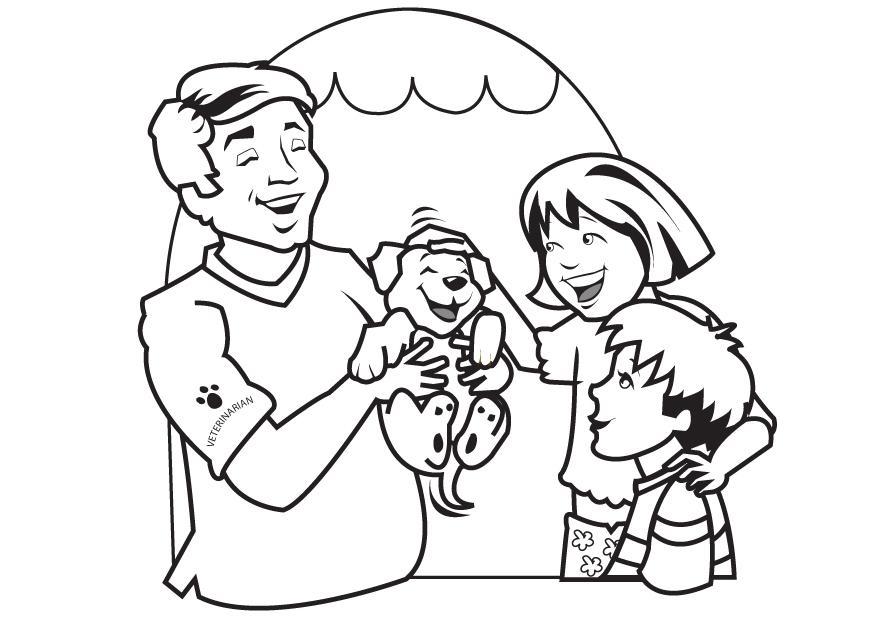 Free Veterinarian Coloring Page, Download Free Veterinarian Coloring ...