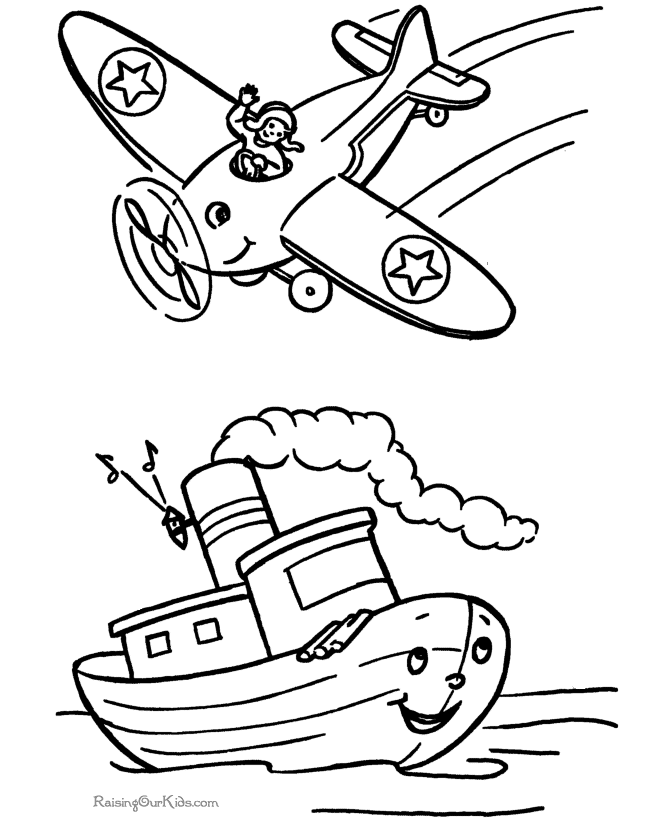 Free Fishing Boat Coloring Pages, Download Free Fishing Boat