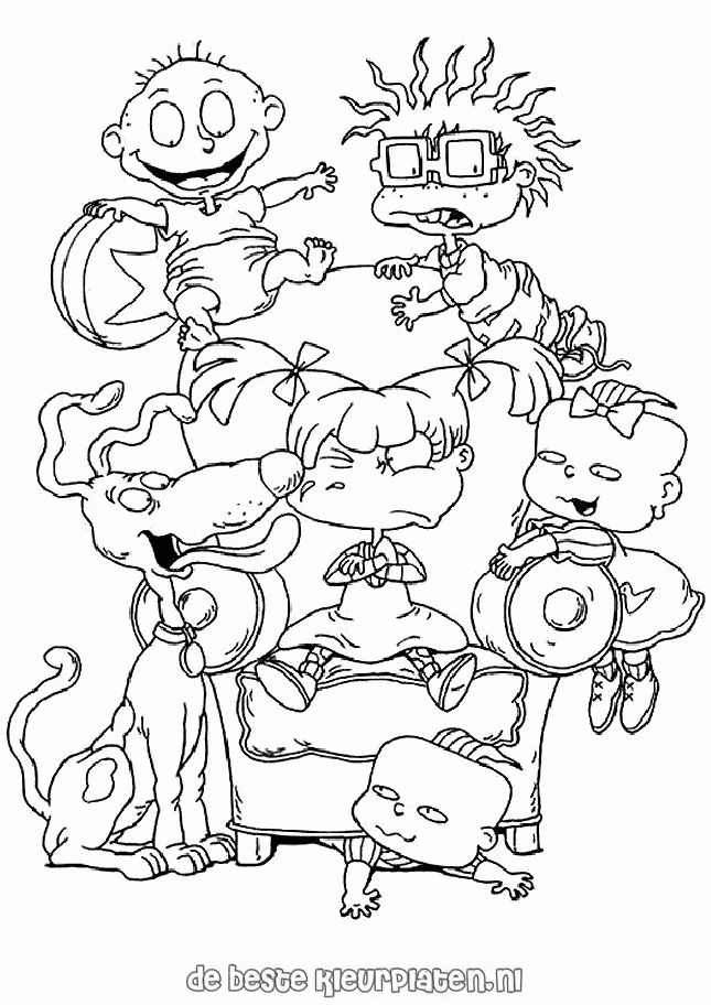 printable rugrats coloring page - Clip Art Library