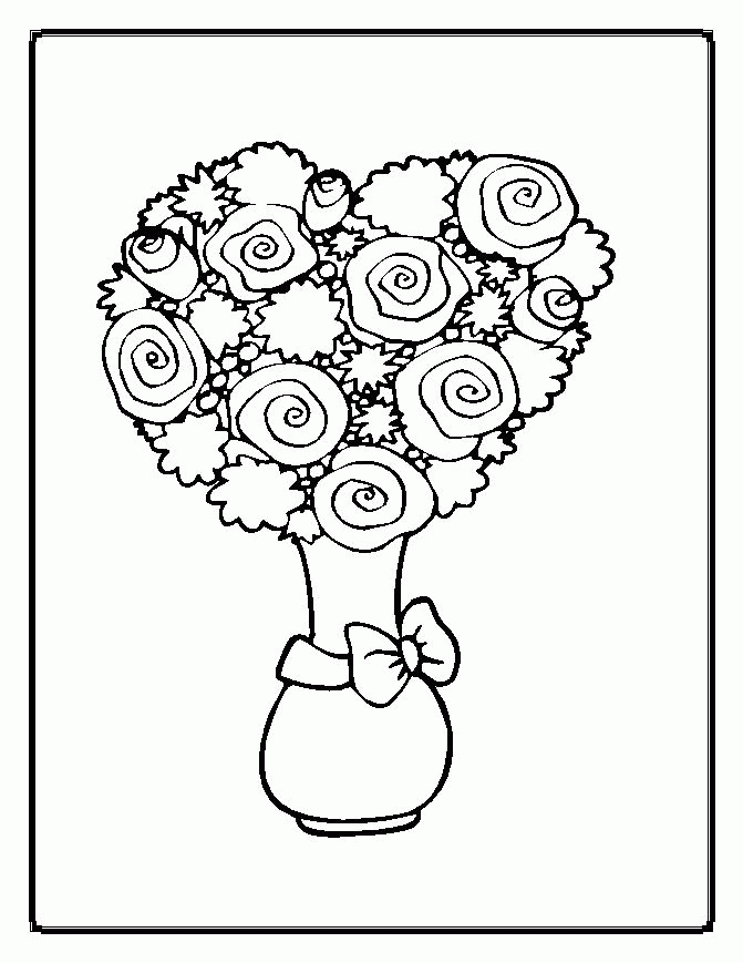 Coloring Pages Of Flower | Flower Coloring Pages | Printable Free