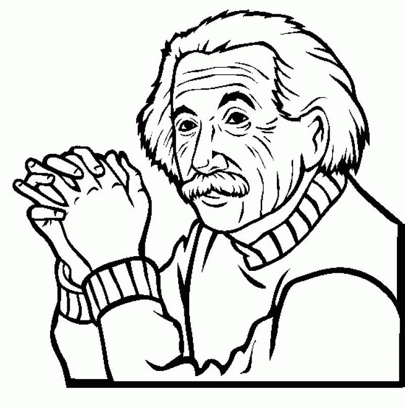 Portret of Albert Einstein - Drawing, Wall Art Print, Poster, Home Decor,  Wall | eBay