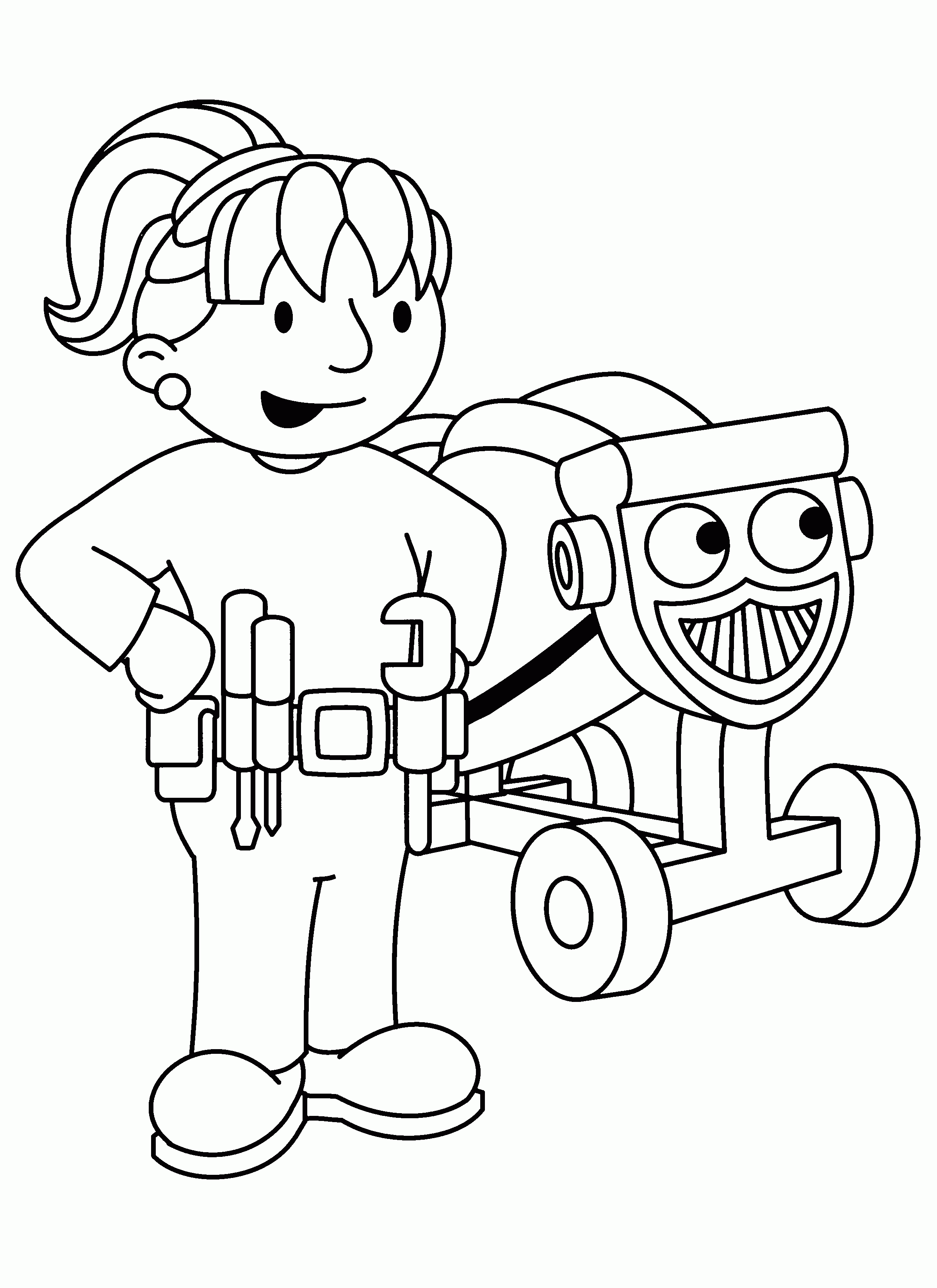 20 Bob The Builder Coloring Pages (Free PDF Printables)