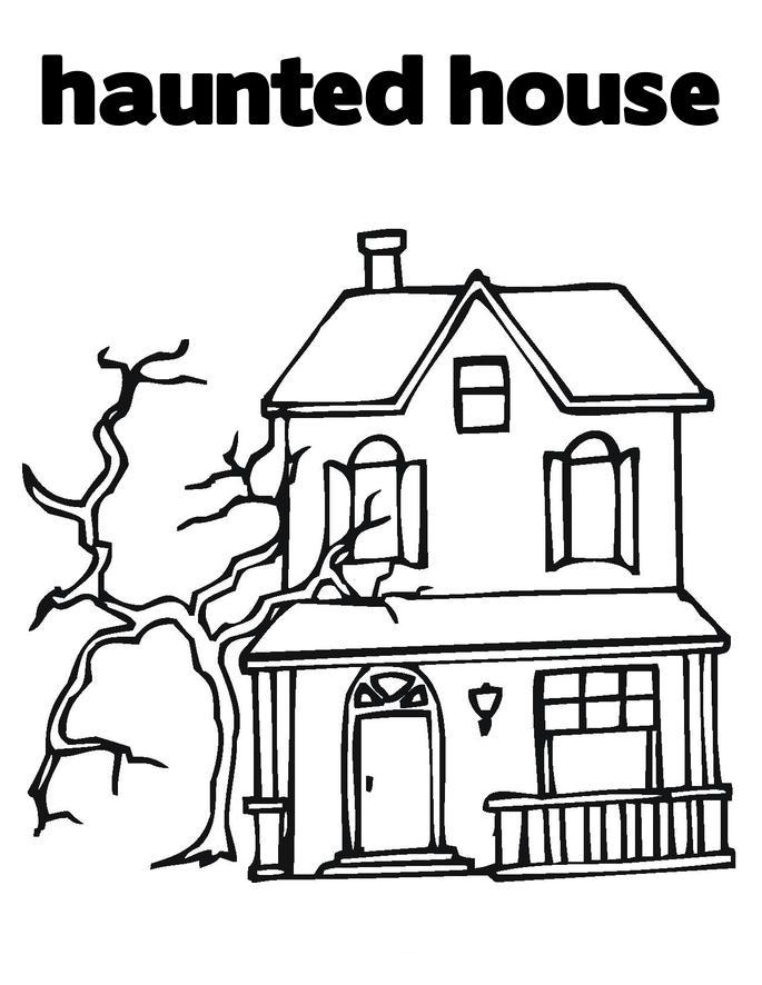 Free Printable House Coloring Pages for Kids