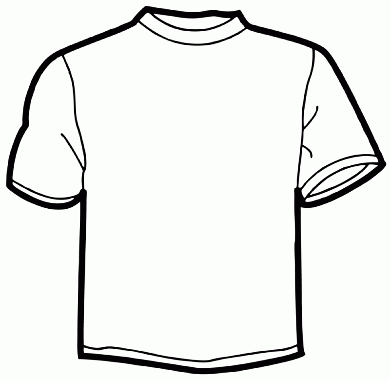 T-Shirt Coloring Page: Unleashing Creativity with Fun and Interactive ...