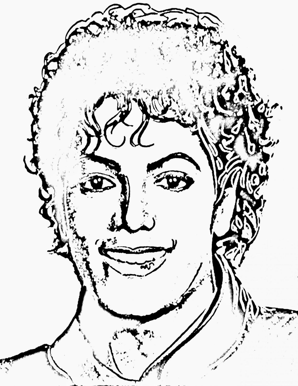 michael jackson and colouring pages - Clip Art Library