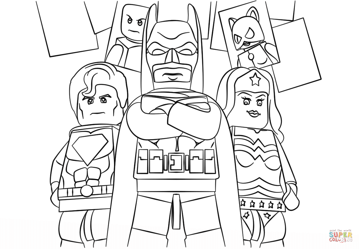 lego batman 2 coloring pages