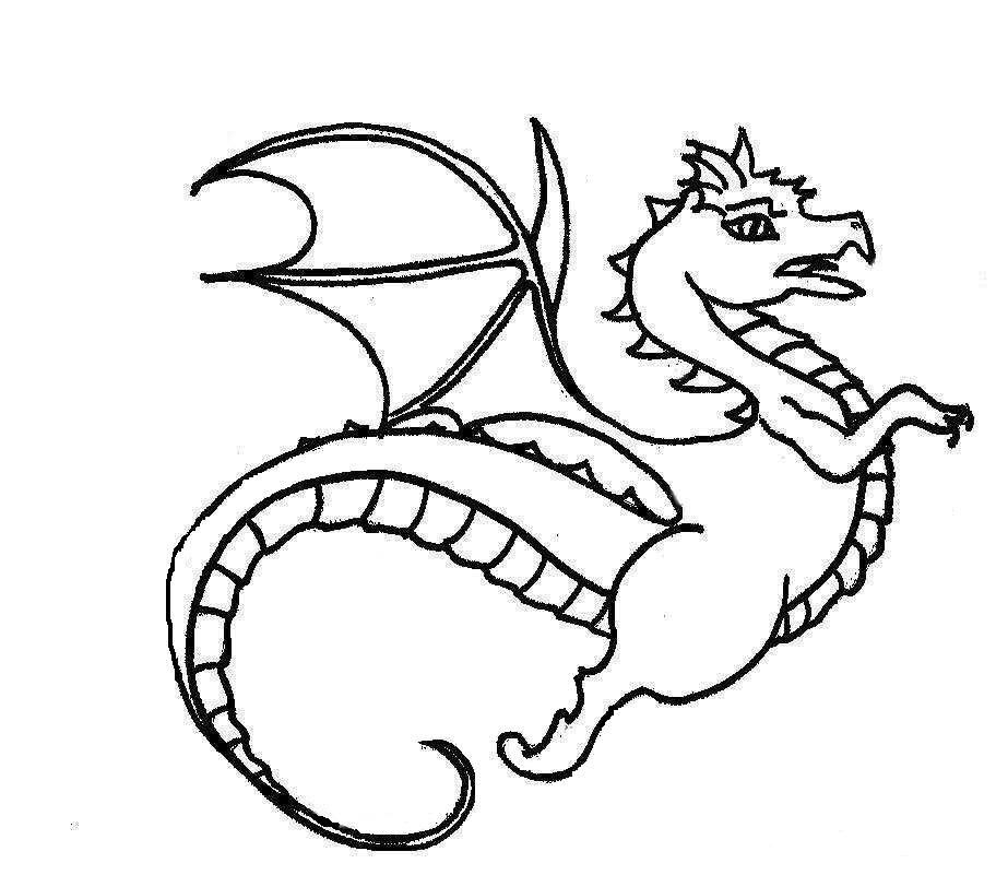 Dragon Coloring Page- Z31 Coloring Page