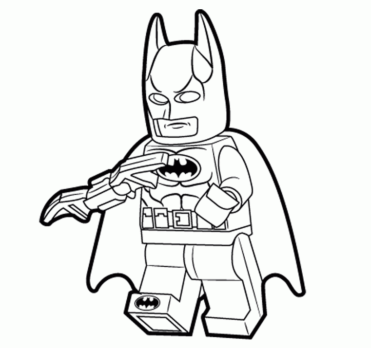 lego movie batman coloring pages