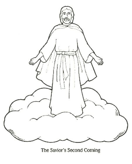 jesus coloring pages lds