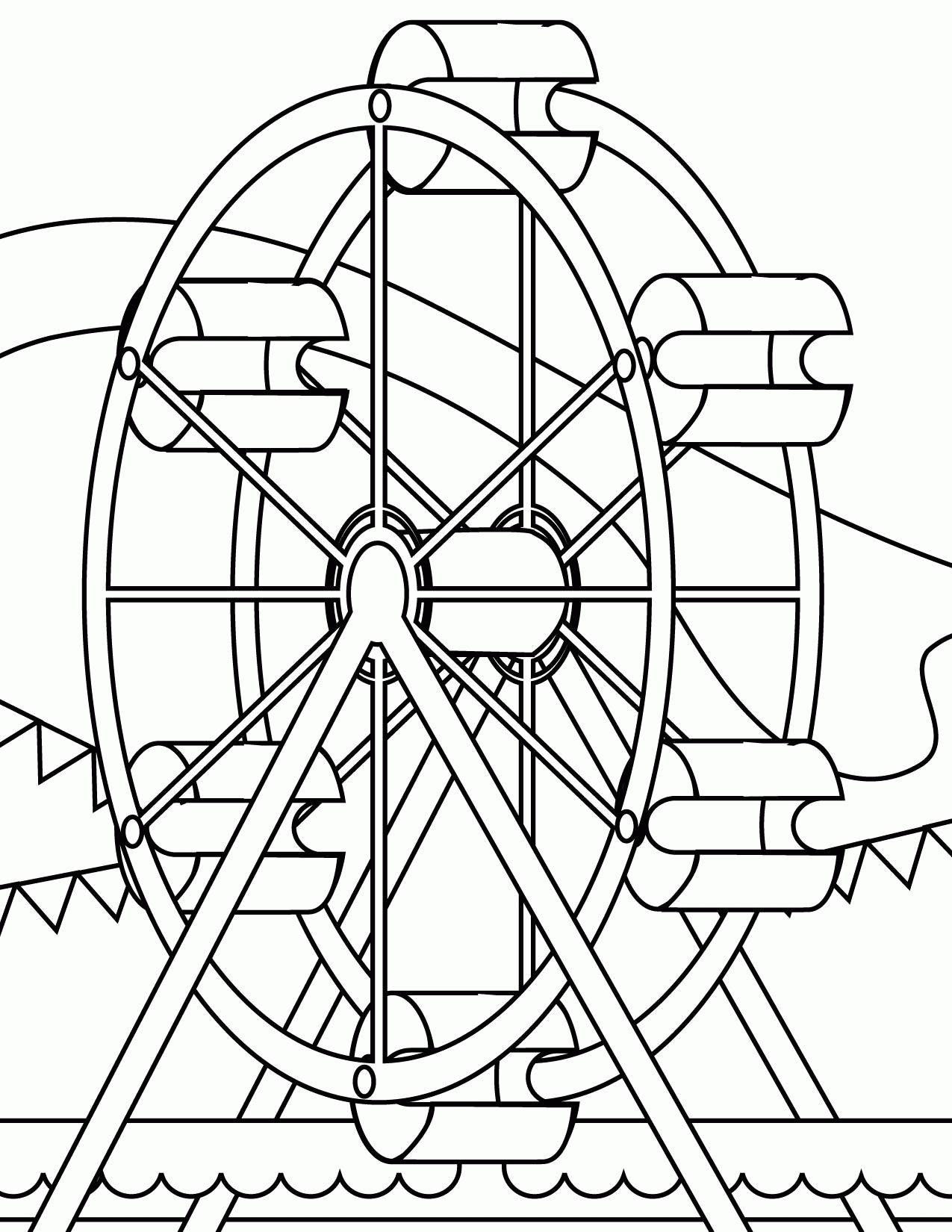 Final Year Project 2  Wheel art Ferris wheel Coloring pages