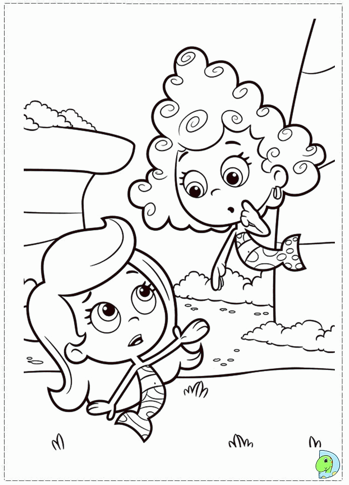 dibujos para colorear de bubble guppies