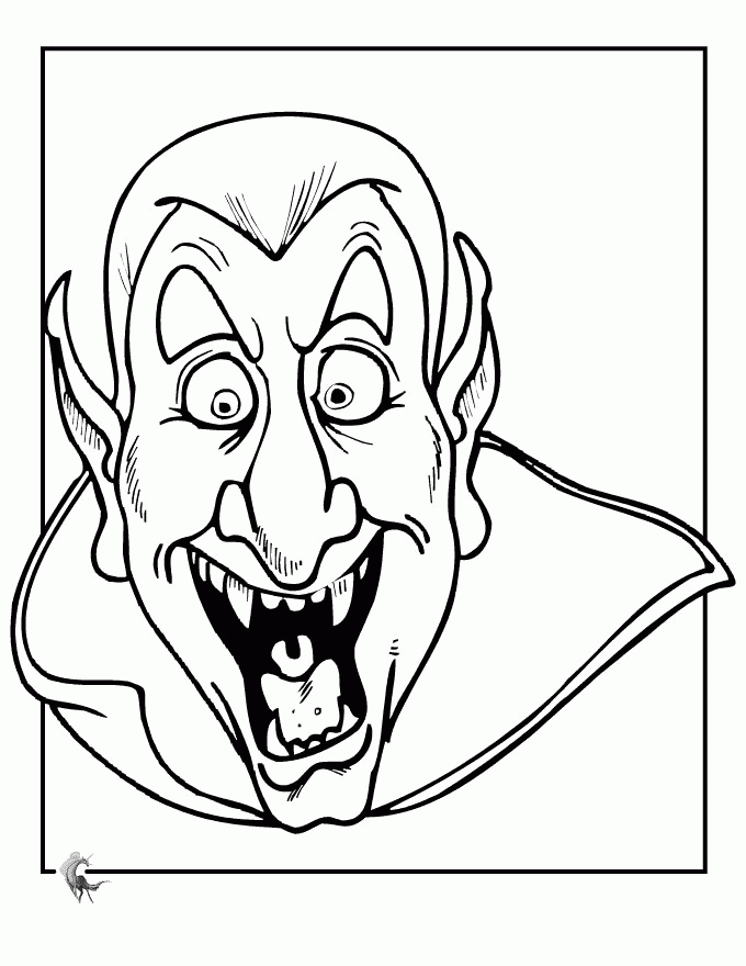 Scary Halloween Coloring Pages Printables