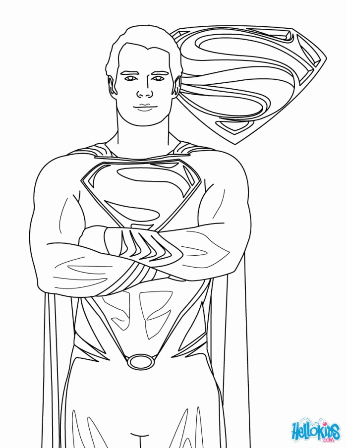Free Man Of Steel Coloring Pages Download Free Man Of Steel Coloring Pages  png images Free ClipArts on Clipart Library