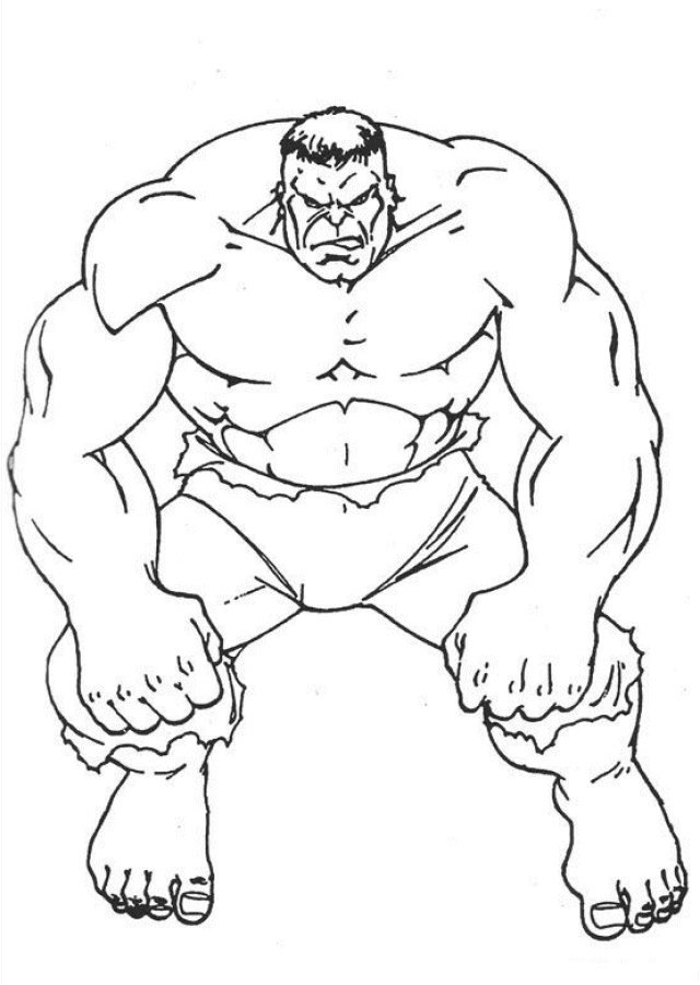 Easy How to Draw the Hulk Tutorial and Hulk Coloring Page | Hulk coloring  pages, Drawing superheroes, Learning to draw for kids