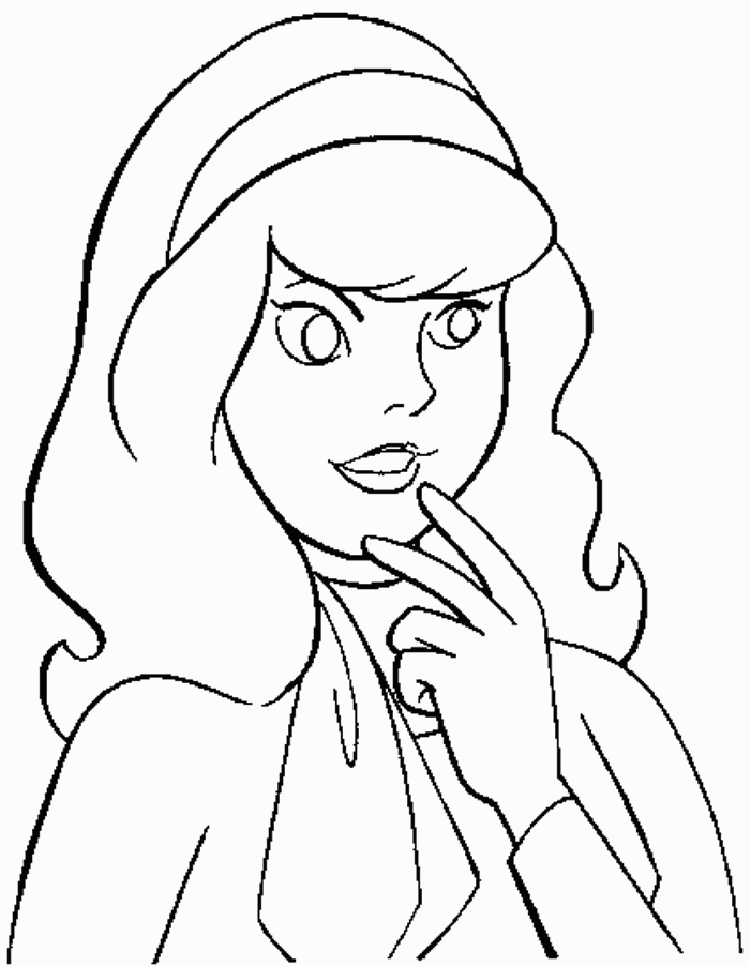 daphne scooby doo drawing - Clip Art Library