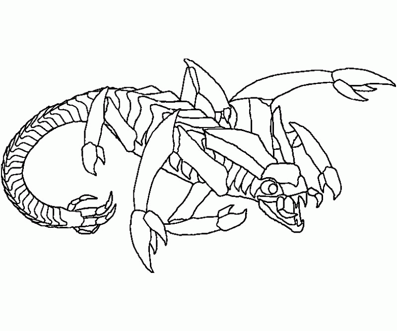 Scorpion Coloring Page