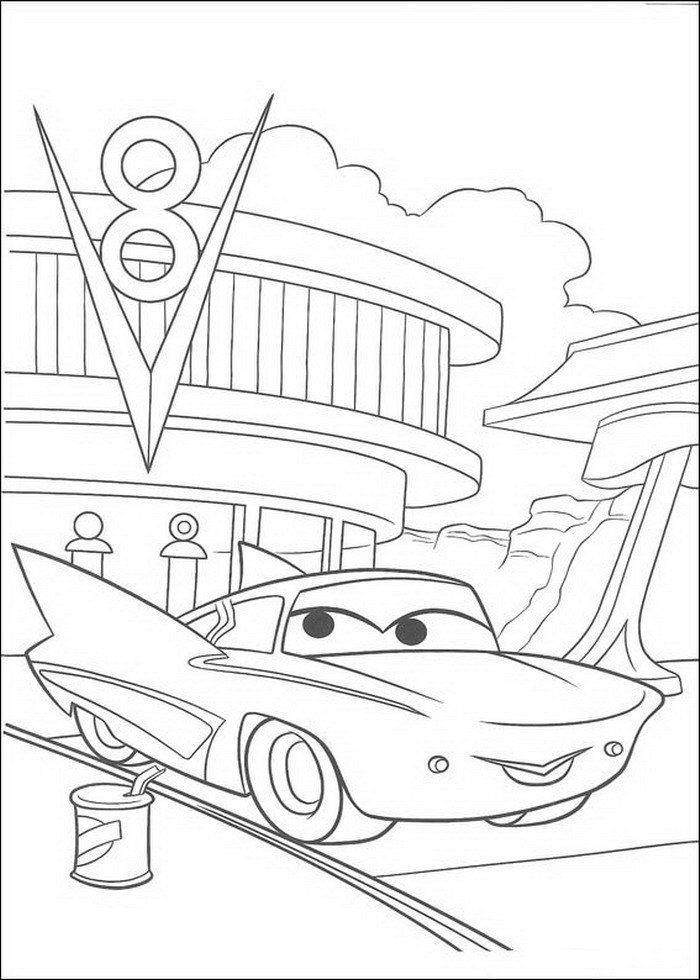 Race Car Coloring Sheets