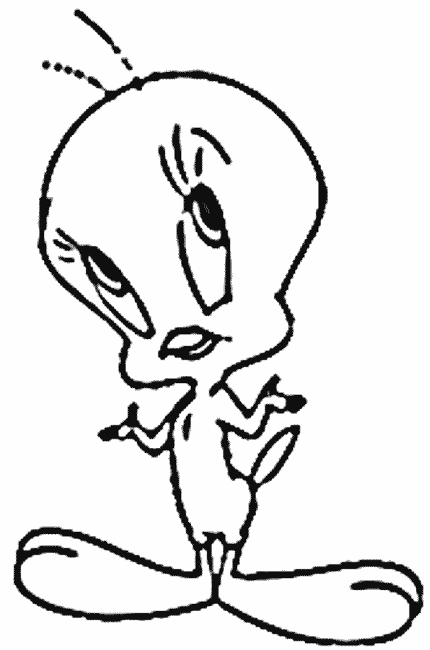big tweety bird coloring pages tweety coloring pages 