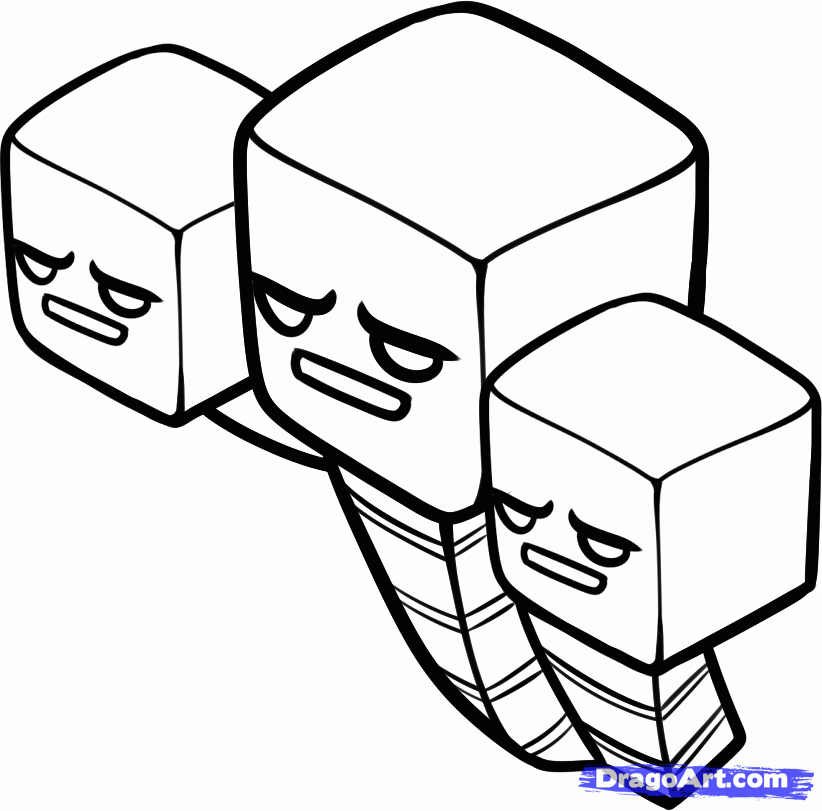 minecraft coloring pages zombie pigman