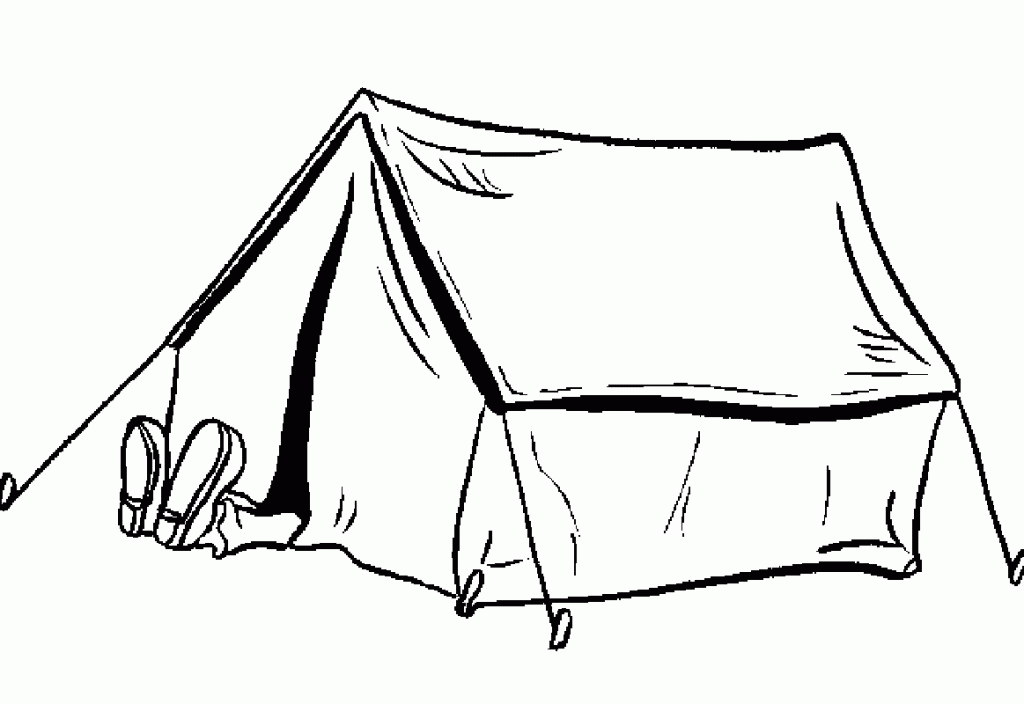 Camping| Coloring Pages for Kids - Coloring For KidsColoring For Kids