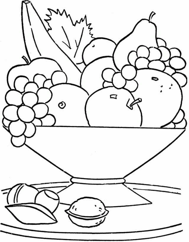 a fruit basket on top of a kitchen table, children's | Stable Diffusion