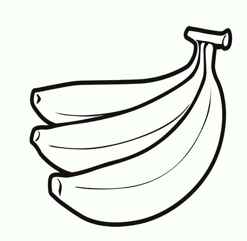 banana desenho - Pesquisa Google  Fruit coloring pages, Kids colouring  printables, Banana art