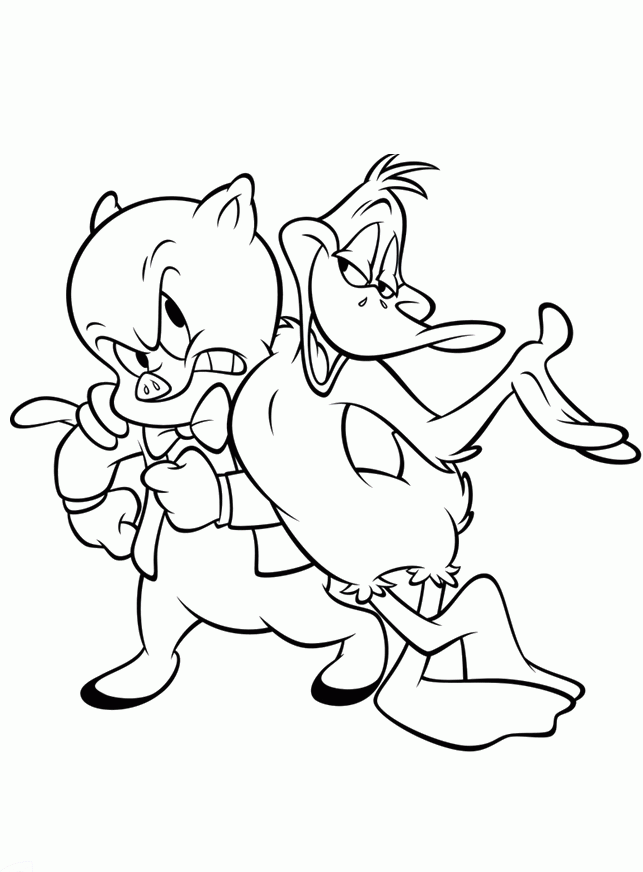 Porky Pig Coloring Pages