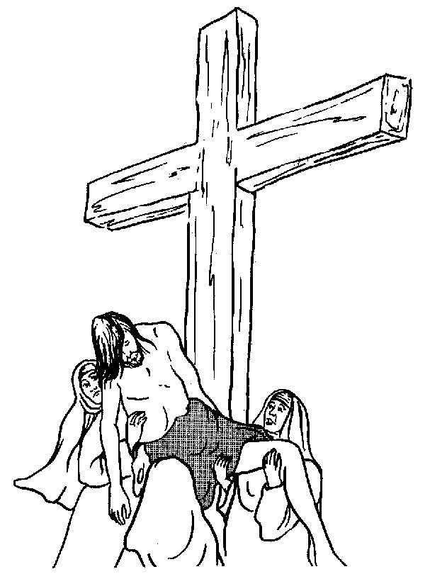 Jesus coloring pages and Christian bible pictures of Christ