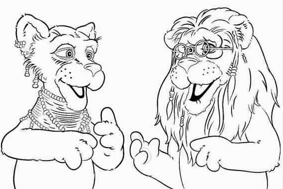Between The Lions Coloring Pages