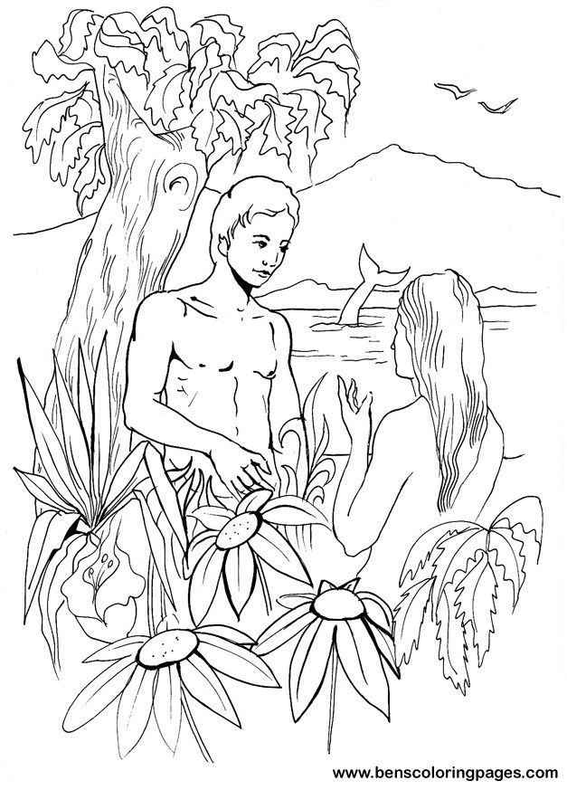adam and eve drawings - Clip Art Library