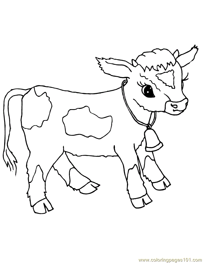 Sketch of Cow with Calf / Unknown - Gilcrease Museum
