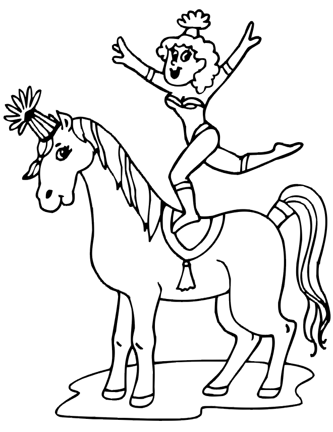 Horse Coloring Pages For Girls