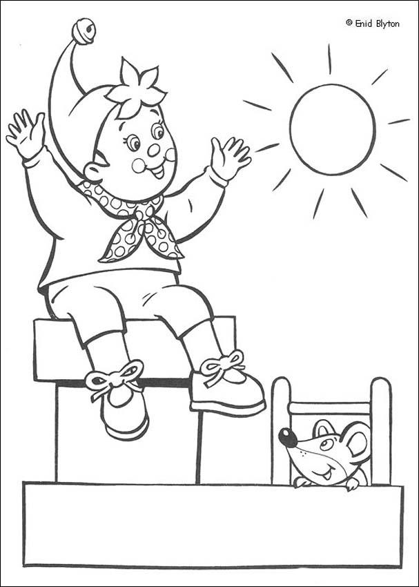 noddy car colouring pages - Clip Art Library