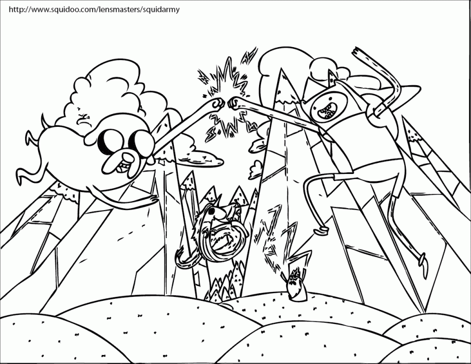 Squid Coloring Pages