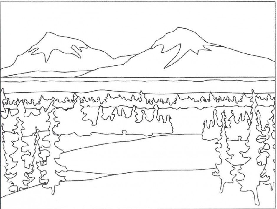 Free Scenery Coloring Pages Download Free Scenery Coloring Pages Png 