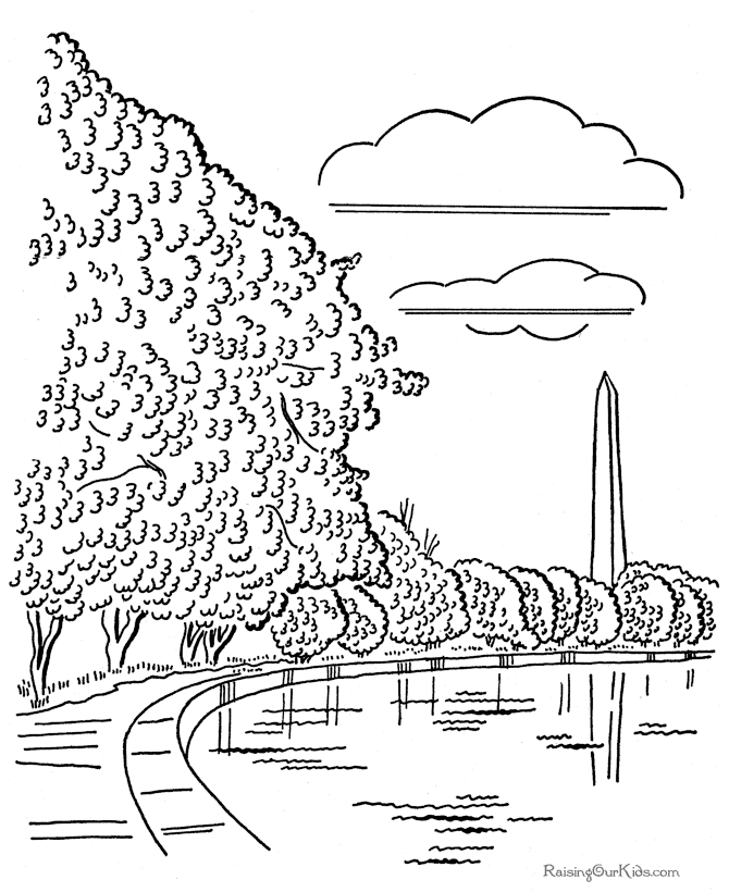 Washington Coloring Pages