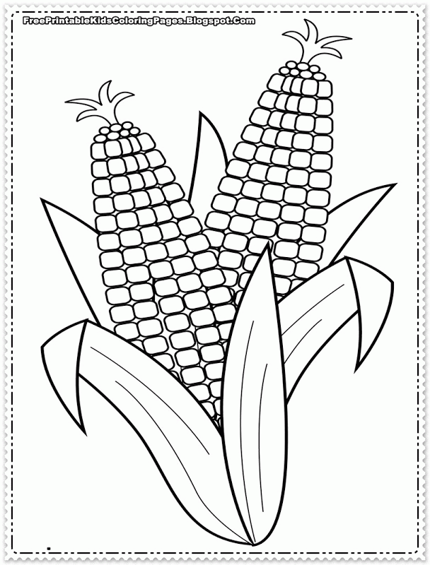 26 Printable Corn Coloring Page NilesTorsten