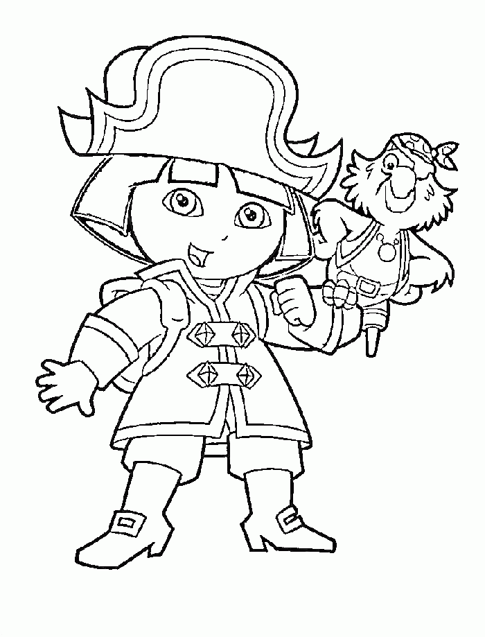Dora the Explorer Coloring Pages | 100 Pictures Free Printable
