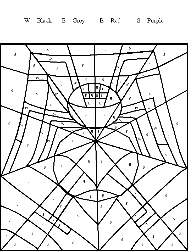 Coloring Page Place : Color by Numbers