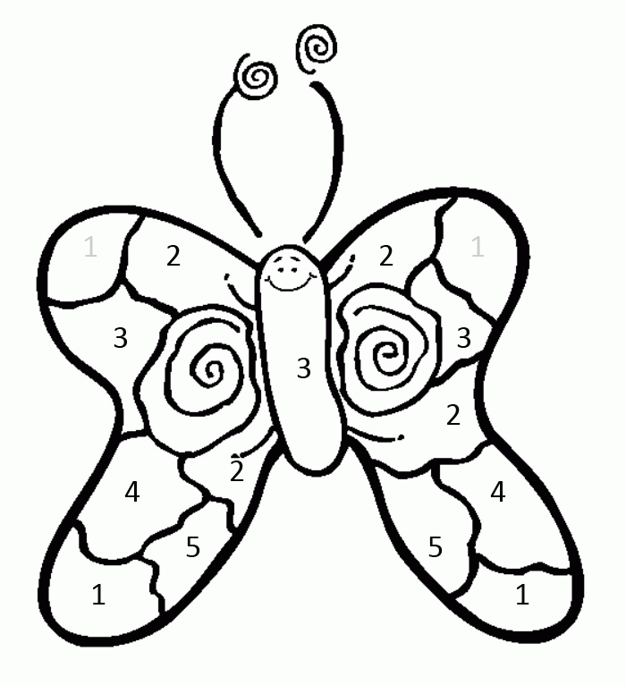 Number One Coloring Page