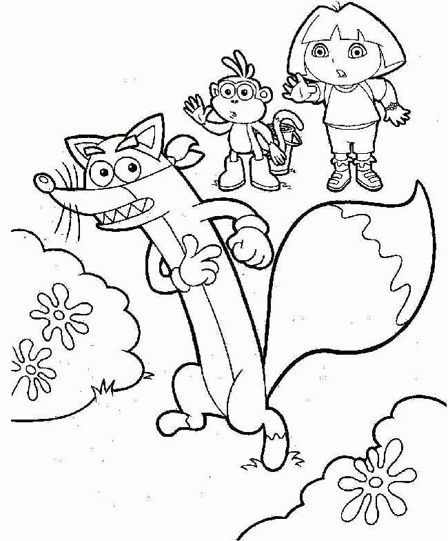 Dora Swiper Coloring Pages Clip Art Library 8643 | The Best Porn Website
